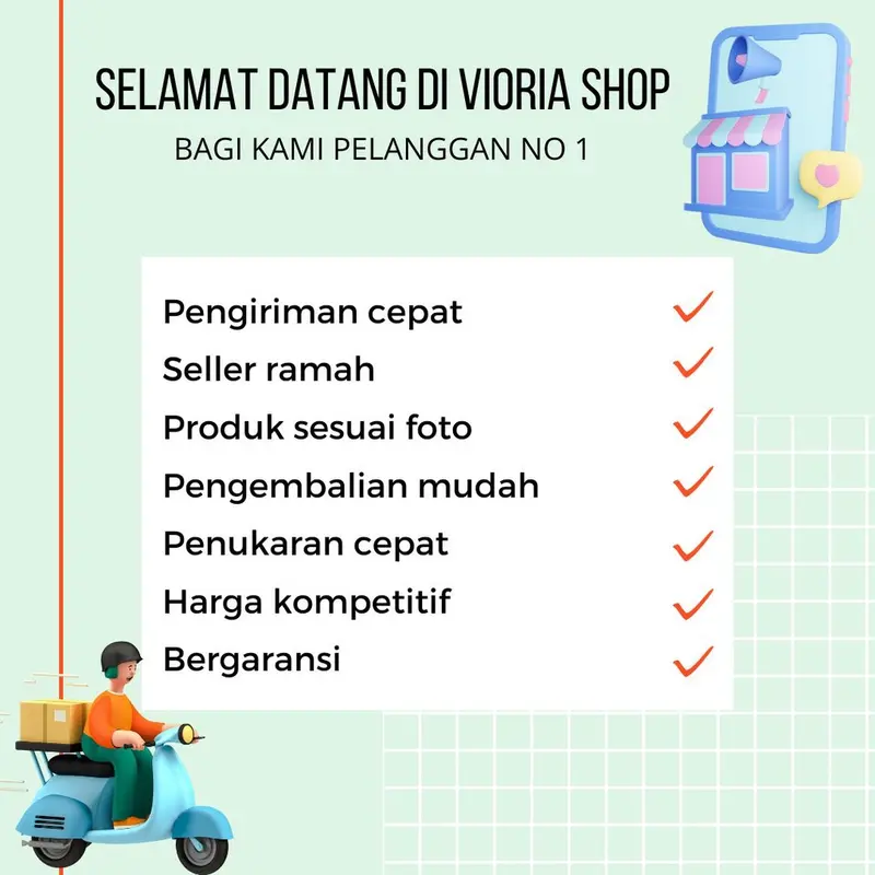 𝑻𝑬𝑹𝑳𝑨𝑹𝑰𝑺 Sandal jepit Eger0125 pria wanita ukuran 33-43 Bonus Jaring 5