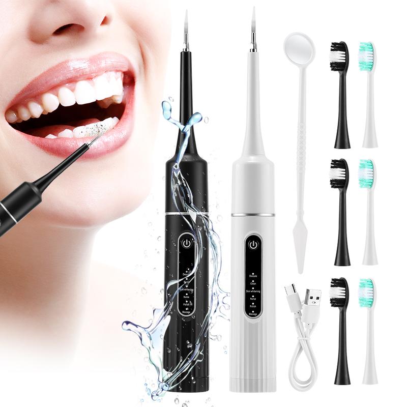 Electric Irrigador Dental Toothbrush 6 Modes Plaque Calculus Coffee Smoke Stains Tartar Removal Water Flosser Teeth Whitening