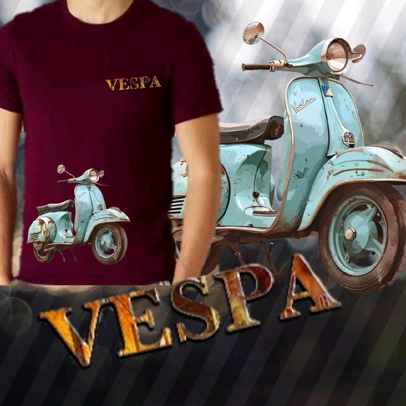 ATASAN KAOS T-SHIRT BAJU DISTRO VESPA UNISEX DEWASA LENGAN PENDEK HARGA GROSIR TERBARU 6