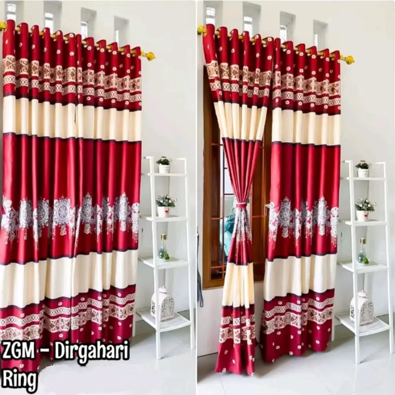HORDEN MINIMALIS GORDEN JENDELA/HORDENG PINTU/KORDEN KATUN KOTAK MINIMALIS KEKINIAN Curtain 1