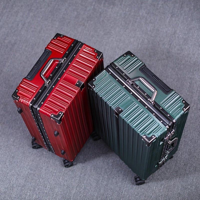  Vali kéo khung nhôm khoá sập du lịch BỌC GÓC nhựa ABS các tính nhiều màu sắc trẻ trung chống va đập hàng cao cấp 