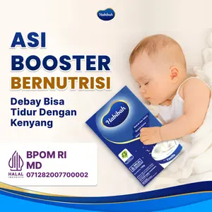 HABIBAH - ASI Booster Bernutrisi Meningkatkan Produksi ASI Ekstrak Daun Kelor Efektif Melancarkan ASI dalam 3-5 Hari BPOM RI MD Halal Indonesia