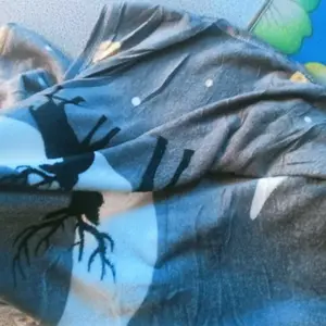 Selimut Bulu Halus Ukuran 180x200 Motif Rusa Bulan Super Lembut Berkualitas Kado Kain