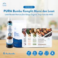 Gambar [NEW CUSTOMERS DEAL!] PURA Bumbu Komplit Murni dan Lezat [6PCS] Kaldu Ayam Sapi Jamur Salmon 20gr Tanpa Penguat Rasa Tanpa MSG Kecap Manis  200ml Tanpa Kedelai Rendah Gula Kelapa Organik Garam 60gr Tanpa Rafinasi Bebas Logam Berat Lebih Rendah Natrium dari PURA THE PUREST Kab. Sidoarjo 2 Tokopedia