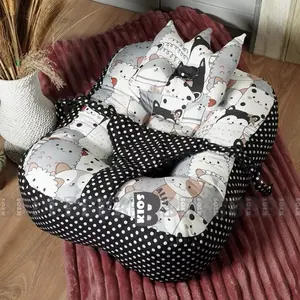 ￼PREMIUM KASUR BAYI MULTIFUNGSI SOFA BAYI DENGAN GESPER SAFETY BELT PREMIUM TEBAL FREE BANTAL PEYANG CROWN