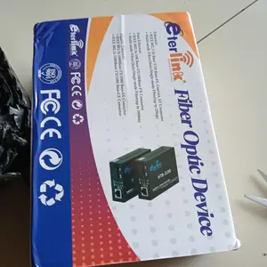 Eterlink HTB-3100 A+B 1 SET Fiber Optic Media Converter Netlink10/100Mbps RJ45 Single Mode 25KM HTB Sepaang A dan B Media Converter HTB3100 htb  satu  pasang
