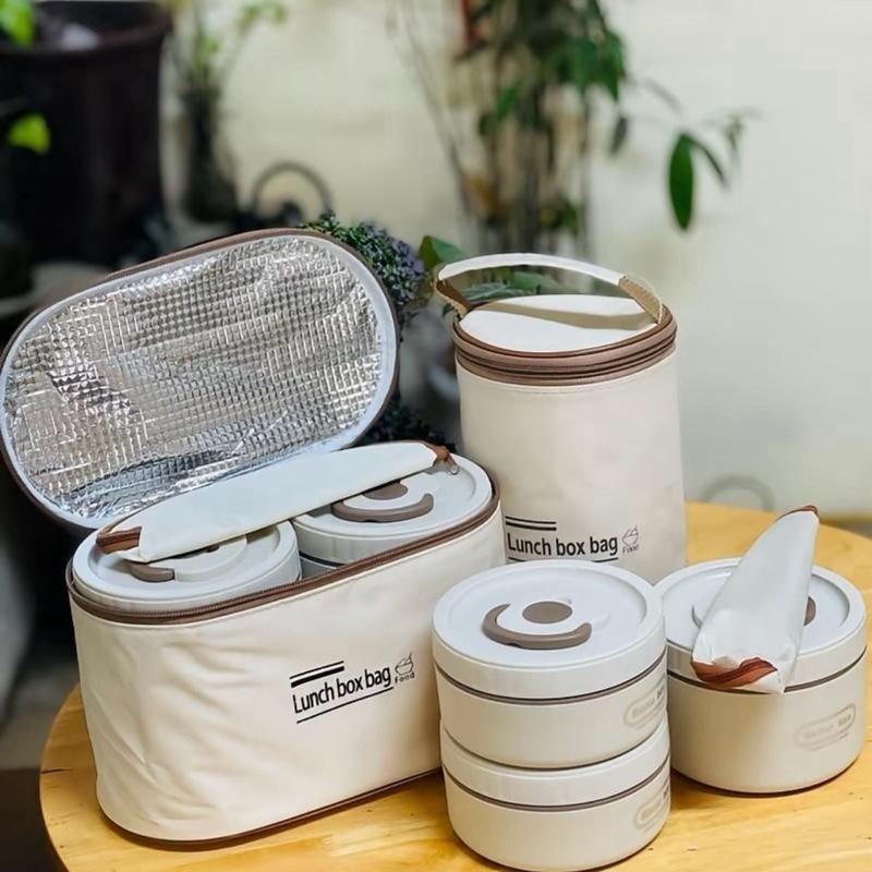 Túi Đựng Cơm Lunch Box Bag - Sản Phẩm Tiện Lợi Cho Việc Mang Cơm Đi Học Và Làm Việc.