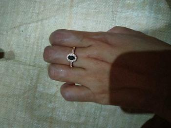 Product Review of Cincin Wanita Model Mata Oval Warna Biru Hijau Elegan Aksesoris Perhiasan Rings Elegan Dewasa Hadiah from A**8 0