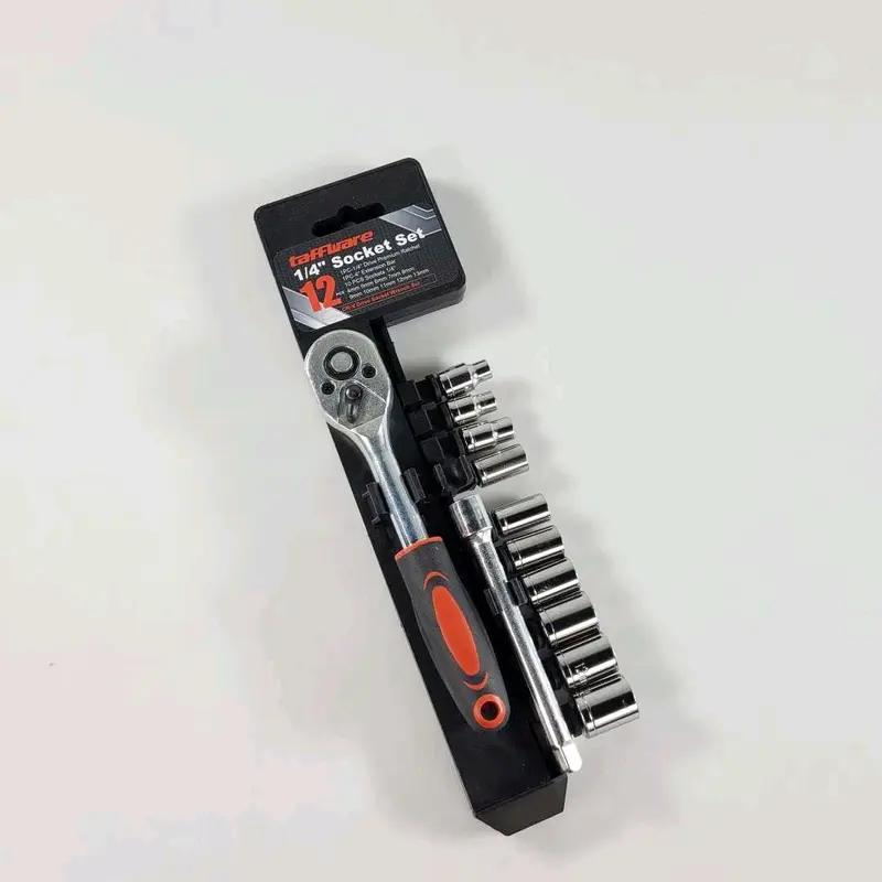 Kunci Pas Shock Taffware CR-V Set 1/4 Handle 12 PCS 3