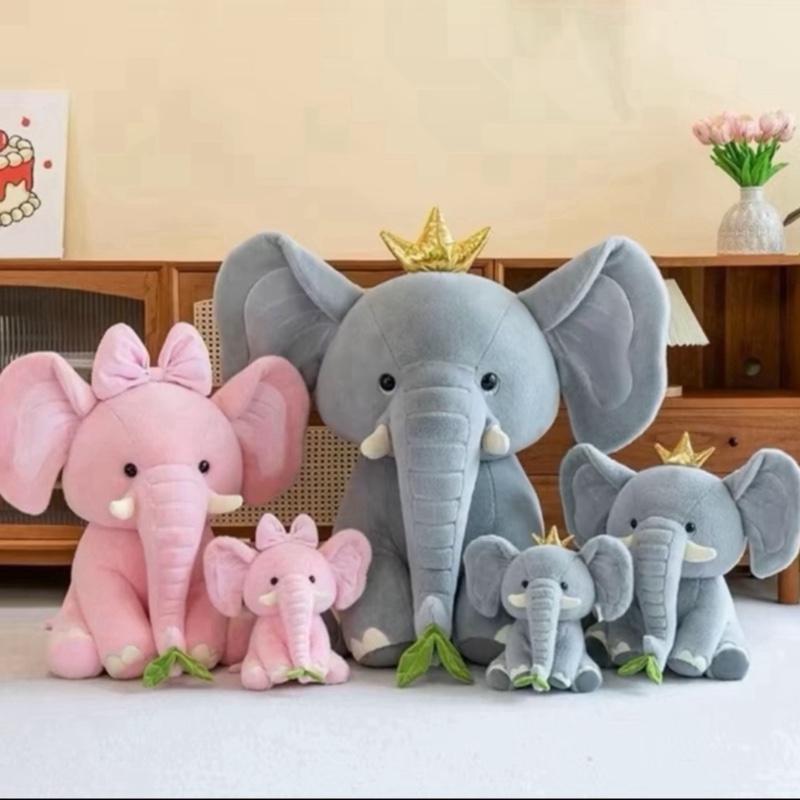  Gấu bông hình con voi 35cm  đáng yêu cute. Gấu bông  thú nhồi bông 