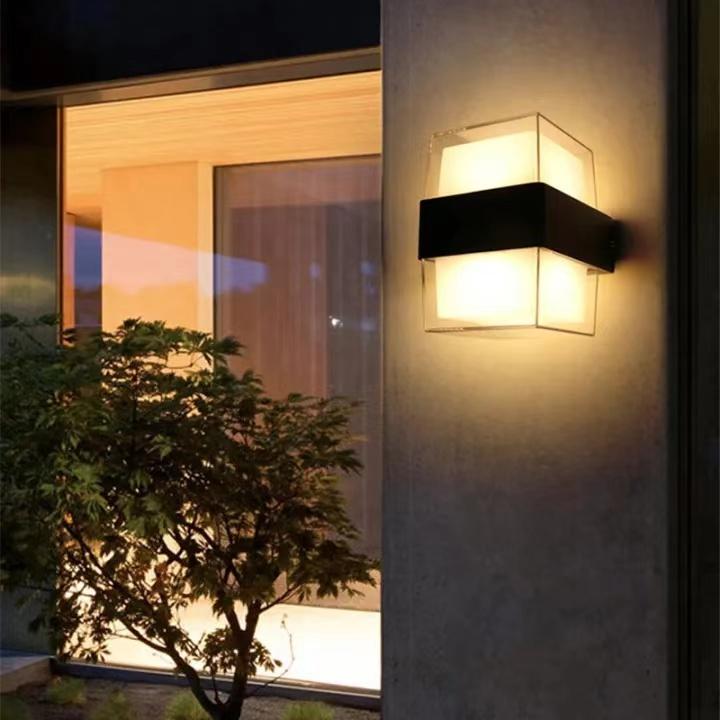 Product Introduction of Modern Simplicity LED waterproof wall lamp aluminum Acrylic indoor and outdoor bedroom patio loft villa lighting fixture sconces 5