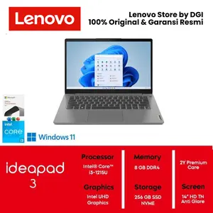 Lenovo IdeaPad Slim 3 14IRU8 Intel Core i3-1315U 8GB 256GB SSD W11