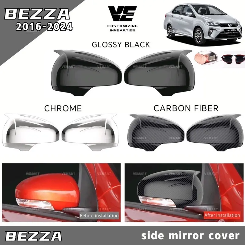 Bezza side mirror cover accessories - TikTok Shop Malaysia