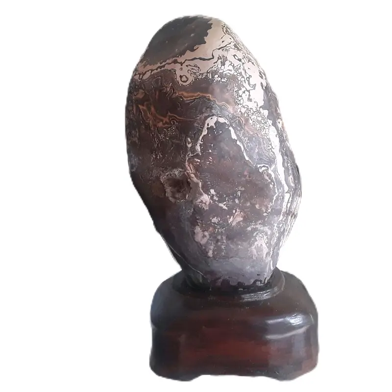 hiasan rumah batu motif batik/batu jasper 4