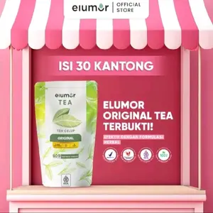 MINUMAN ELUMOR TEA ORIGINAL ISI 30 KANTONG 1 PCS - AMPUH TANPA BAHAN  HERBAL ALAMI LEMON