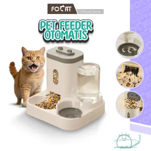 FOCAT Pet Feeder Otomatis M07 /Tempat Makan & Minum Hewan Peliharaan Kucing/Anjing auto  feeder