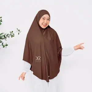 (Xora) Mazaya Hijab Malay Size XL - Hijab Lolly Kerudung Wanita Muslim Jumbo Syari Instan Daily Malay