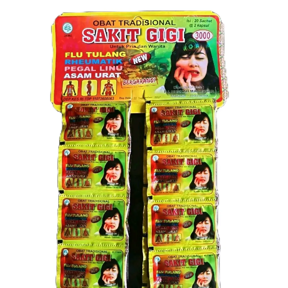 SAKIT GIGI KAPSUL HERBAL ALAMI 100% ORIGINAL MANTUL