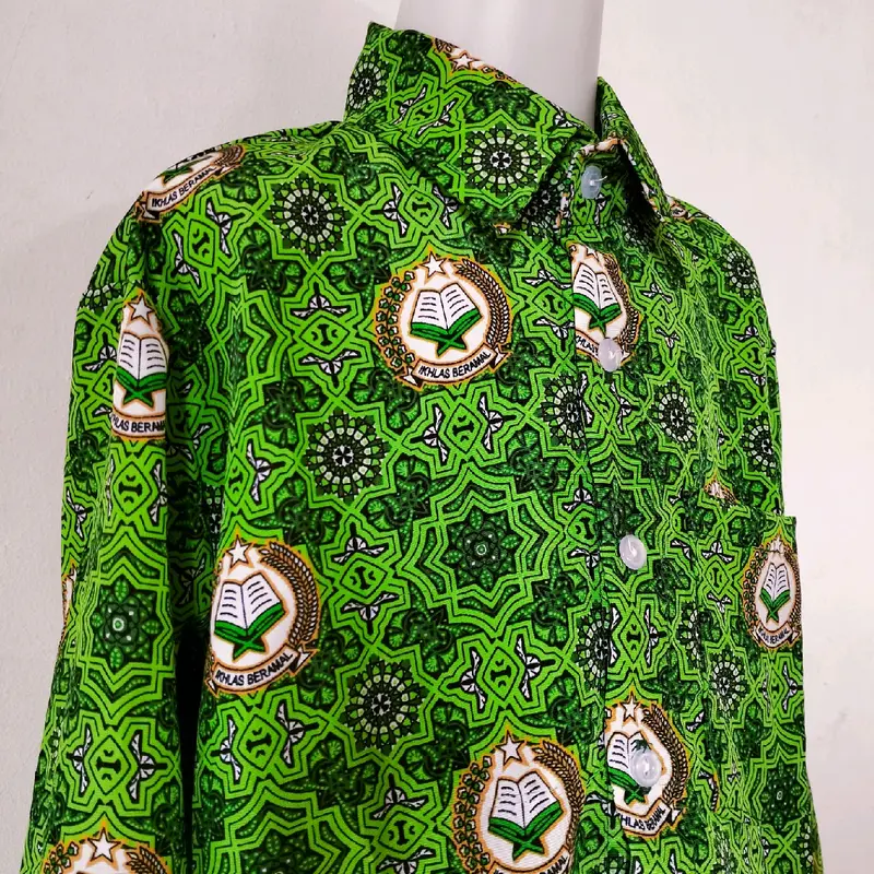 BATIK Mi-BATIK Diniyah-BATIK MI MOTIF ALIFA HIJAU 2