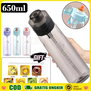 【COD】Air Up Water Cup Furit Scent 650ml Botol Plastik Fitness Olahraga Fragrance Cangkir Air Dengan Sedotan