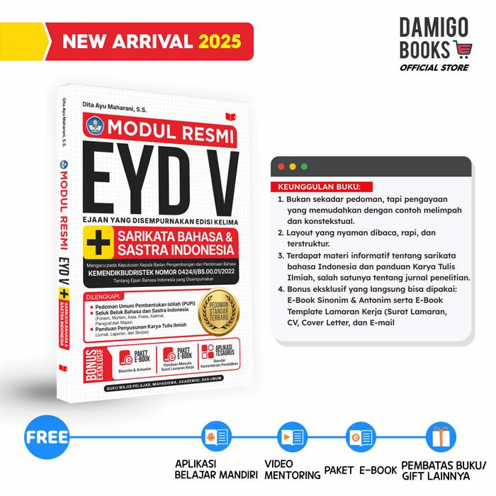 Promo BUKU EYD Edisi V - Modul Resmi Ejaan Yang Disempurnakan Edisi V ...