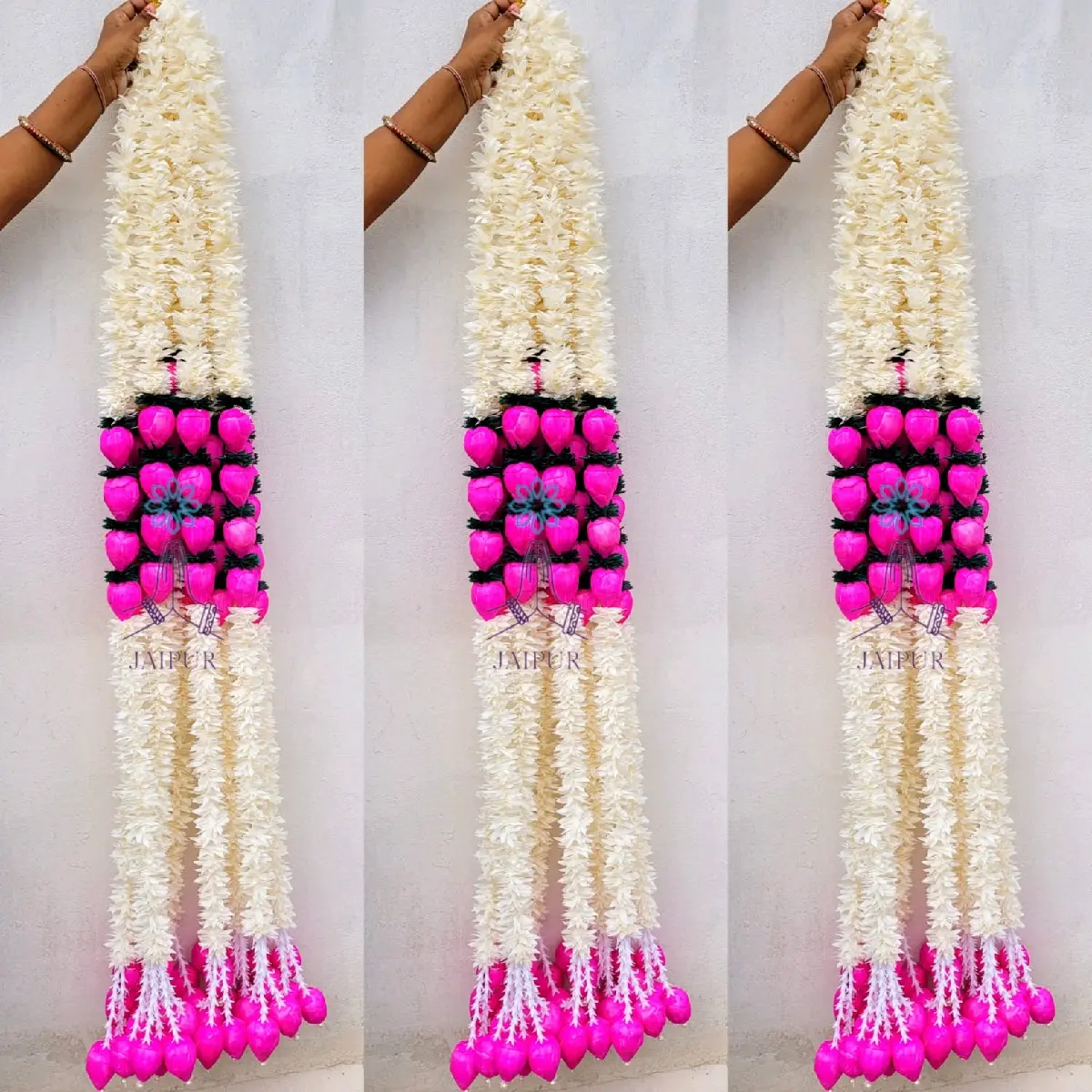 2 pcs Decorative Artificial Lotus Garland / Artificial garland / Indoor decoration / Home decor / Festival Decor