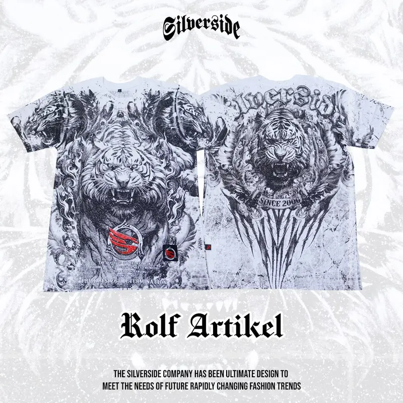 SILVERSIDE  ROLF  T-shirt / Kaos Distro Cowok/ Distro Cowok Combed Pria Fit Katun Keren Motif High Baju Nyaman 3