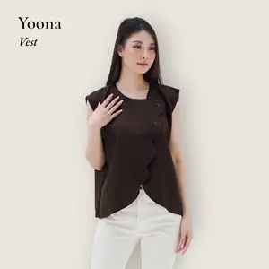 Vest Rompi Outer Wanita Korean Style Kekinian Yoona