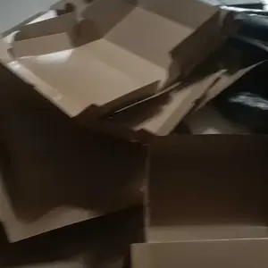 Lunch Box Kertas Kraft Coklat Eco-Friendly & Food Grade