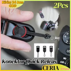 2Pcs Konektor Quick Release Anchor Links Strap Kamera Universal Buckle Tali Bahu DSLR Mirrorless Ala Peak Design