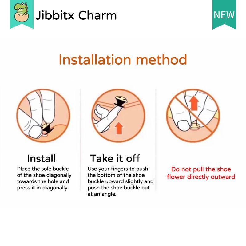 Product Introduction of JibbitX Button Charms for Clogs and Slippers Jibbits Style Accessories for Daily Wear 0