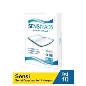 Sensi Sensi Disposable Underpad ISI 10 PCS - Bantal Tidur Sekali Pakai Isi 10 Pcs dari Sensi Pads