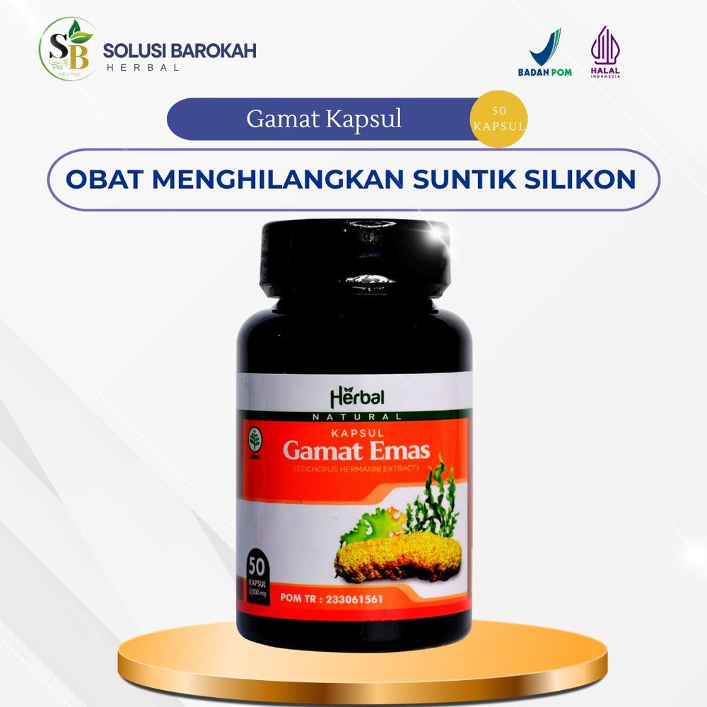KAPSUL GAMAT EMAS Obat Menghilangkan Suntik Silikon Dan Atasi Mr P Bengkak Sebelah Secara Alami