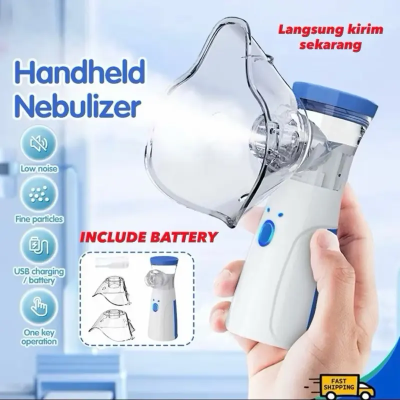 Nebulizer Portable Mesh Nebulizer Portable Inhaler Alat Terapi Pernafasan Alat Terapi Pernapasan