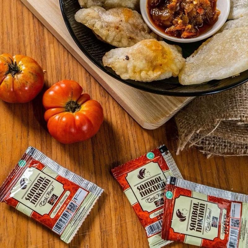 Daily Food.id •►  Bawang Naknan Level 3  Sachet @12gr (1 Pack isi 50 Pcs) • Praktis Masakan Instan sambal kemasan 3