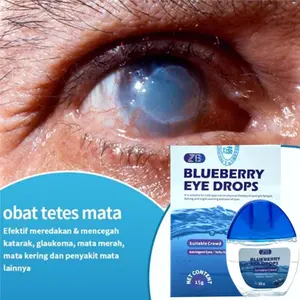 Obat tetes mata Tetes Mata Herbal Tetes Mata Alami eye drop Mengandung ekstrak blueberry 15g obat mata berlemak mata kering Sakit mata Darah Merah Ketegangan mata Mata gatal