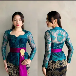 Kebaya santili metalik  jaritan rapi double jahit busana adat bali
