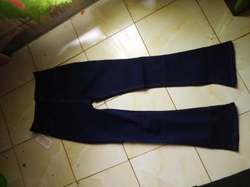Product Review of High Waist Jeans Streach Wanita Cutbray || Korean Style Straight Loose Cutbray Wanita Premium || Cutbray Jeans Wanita Bahan Melar Panjang Tebal Celana Hitam Dark from M**r 0