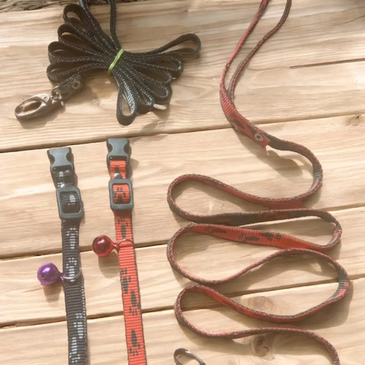 tali tutun ( kalung + tali ) motif 2 sisi untuk kucing