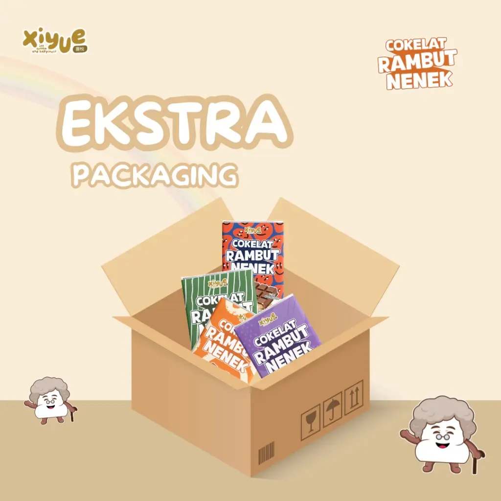 Tambahan Packing Pengiriman Cokelat Rambut Nenek