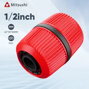 Mitsushi 1/2" Water Hose Connector Quick Connectors Garden Tap Joiner Joint Tool Air Pipa Selang