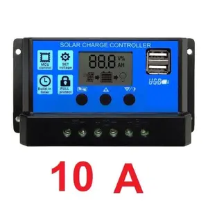 Controller panel solar pengontrol charge pengecas aki 10Amper 10A