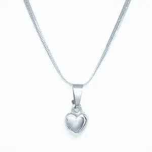 Kalung Liontin Putih Perak Wanita Perempuan NC11