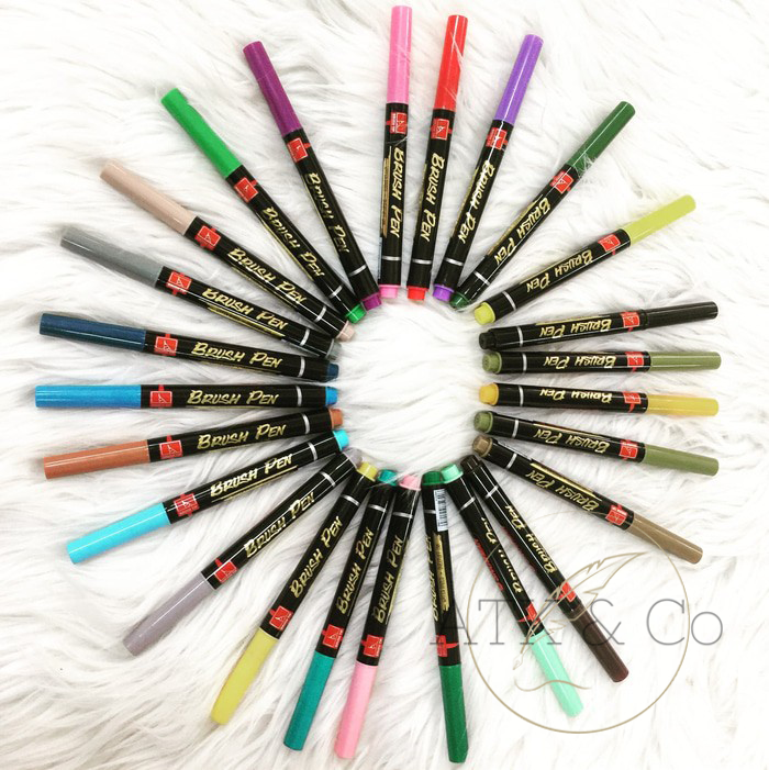 Gambar Snowman Brush Pen BM-1 - Spidol Kaligrafi Brushpen Snowman - Black dari ATK & Co Kota Bandung Tokopedia