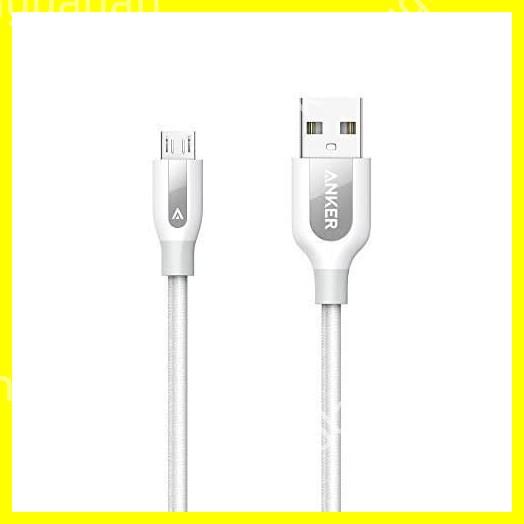 Gambar Anker Kabel Charger Micro Usb Powerline+ 0.9mtr A8142 - Putih dari Tokolangganan13 Kota Administrasi Jakarta Selatan Tokopedia