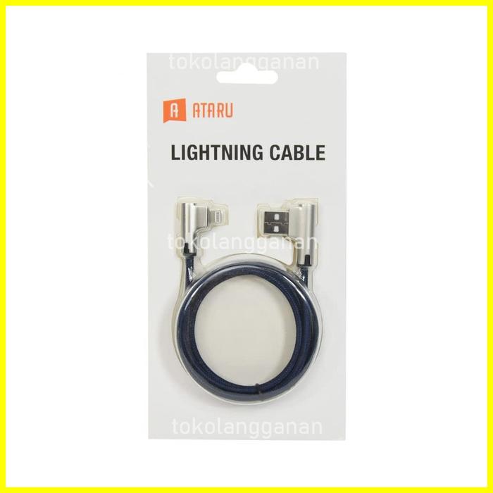 Gambar Ataru Kabel Lightning Bentuk L - Biru dari Tokolangganan13 Kota Administrasi Jakarta Selatan Tokopedia