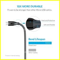 Gambar Kabel Charger Micro Usb Powerline+ 1.8mtr A8143 - Abu-Abu dari Tokolangganan13 Kota Administrasi Jakarta Selatan 3 Tokopedia
