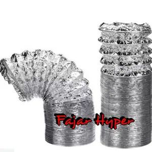Selang / Flexible Aluminium Foil 5" x 10 Meter