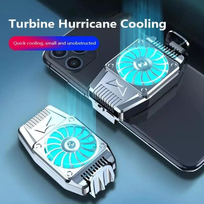 Gambar KIPAS PENDINGIN HANDPHONE Hurricane Speed cooling hp cooler 9 blade - HitamDGNbaterai dari TokoUniiq Kota Medan Tokopedia