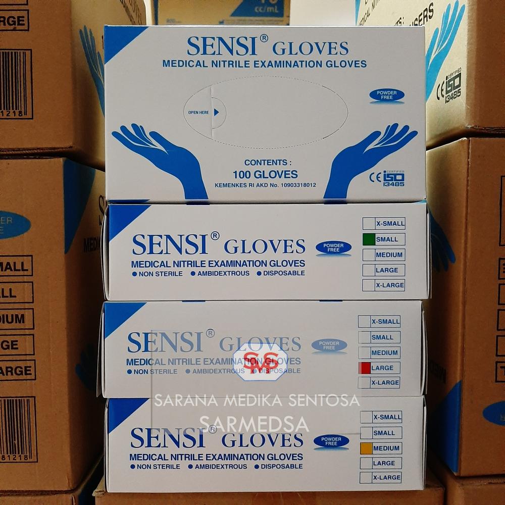 Sarung Tangan Nitrile Sensi